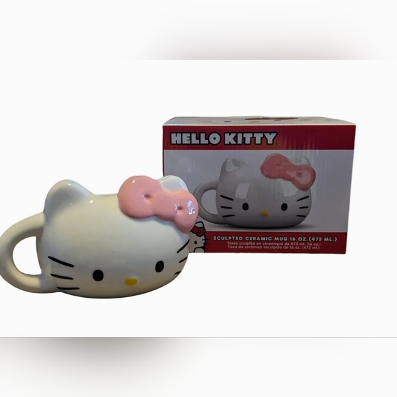 NEW Hello Kitty 16oz Ceramic Sculpted  Mug - Picture 1 of 10